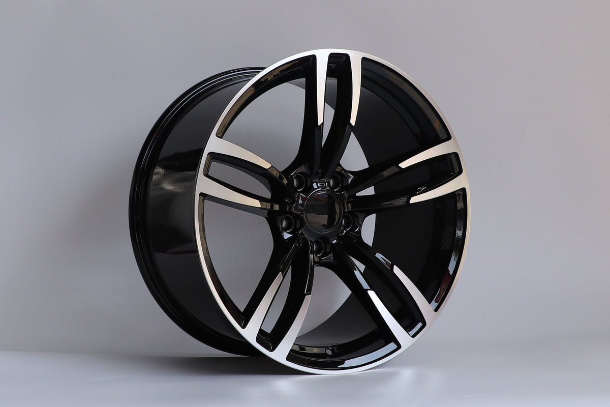 18" STAGGERED WHEELS FITS BMW 5X120 3 SERIES 4 SERIES 5 SERIES 7 SERIES (SET OF 4)