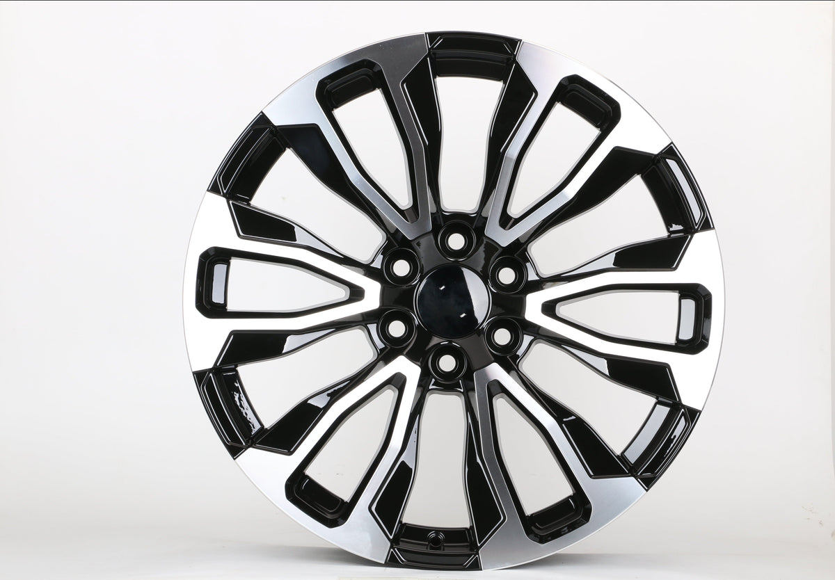 22" WHEELS FITS CHEVY TAHOE SILVERADO SUBURBAN AVALANCHE GMC YUKON DENALI SIERRA (SET OF 4)