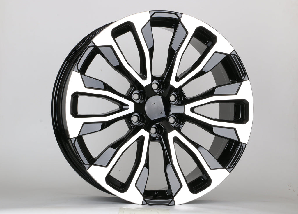 22" WHEELS FITS CHEVY TAHOE SILVERADO SUBURBAN AVALANCHE GMC YUKON DENALI SIERRA (SET OF 4)