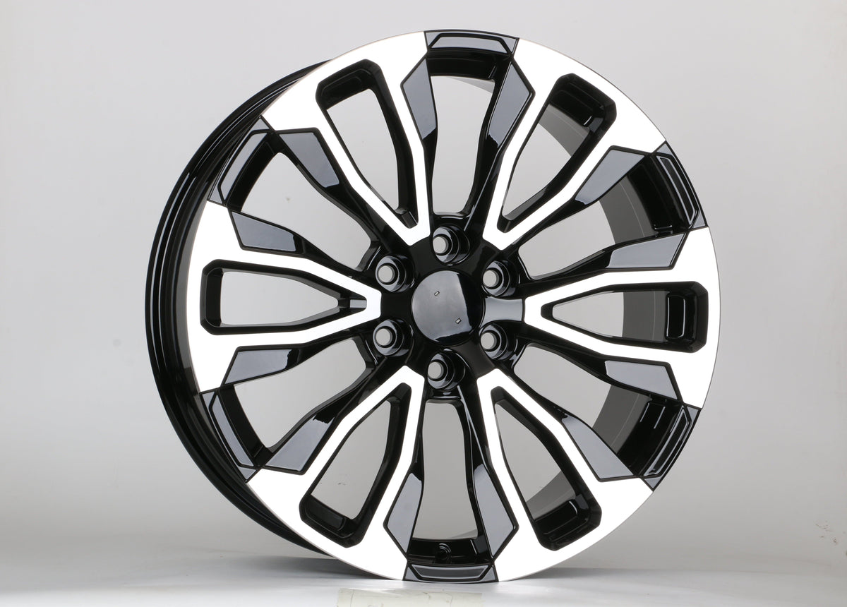 22" WHEELS FITS CHEVY TAHOE SILVERADO SUBURBAN AVALANCHE GMC YUKON DENALI SIERRA (SET OF 4)