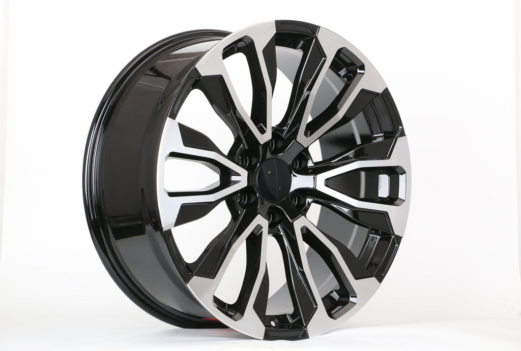 22" WHEELS FITS CHEVY TAHOE SILVERADO SUBURBAN AVALANCHE GMC YUKON DENALI SIERRA (SET OF 4)