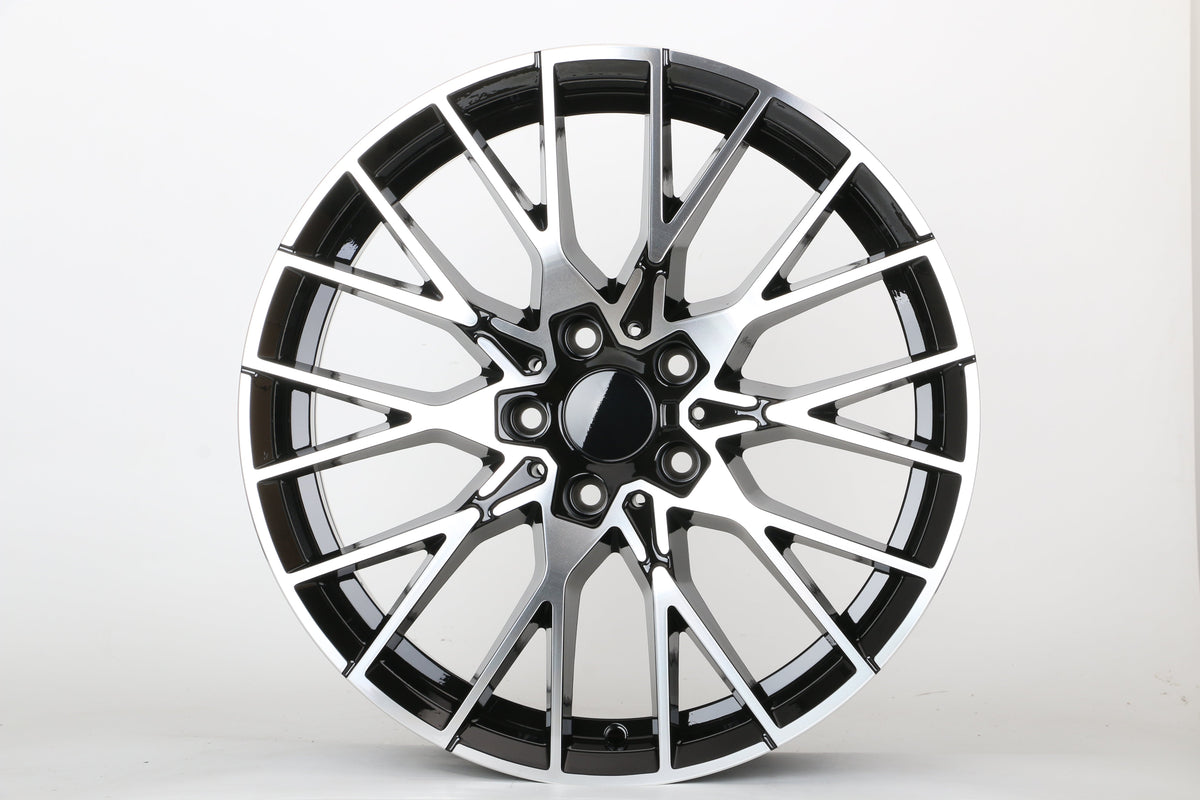 19" W701 STAGGERED WHEELS FITS BMW 5X120 3 SERIES 4 SERIES 5 SERIES 7 SERIES (SET OF 4)