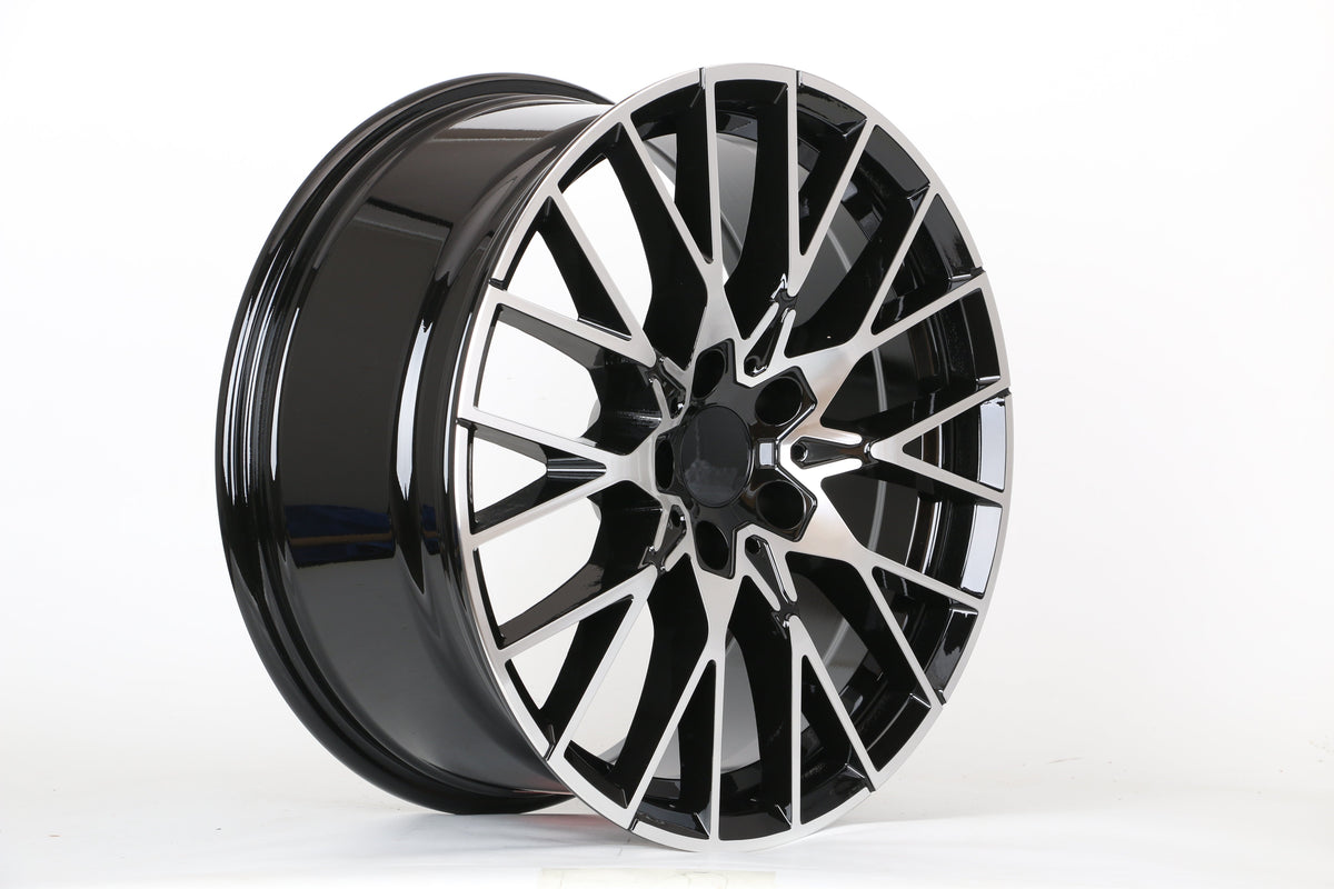 19" W701 STAGGERED WHEELS FITS BMW 5X120 3 SERIES 4 SERIES 5 SERIES 7 SERIES (SET OF 4)