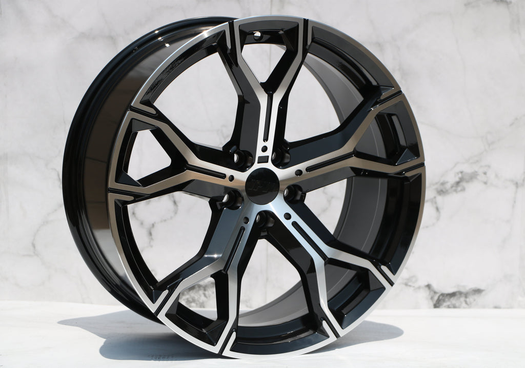 20" W702 STAGGERED WHEELS FITS BMW 5X120 5 SERIES 6 SERIES 7 SERIES X SERIES X5 X6 (SET OF 4)