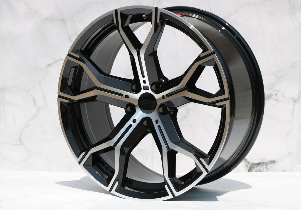 20" W702 STAGGERED WHEELS FITS BMW 5X120 5 SERIES 6 SERIES 7 SERIES X SERIES X5 X6 (SET OF 4)