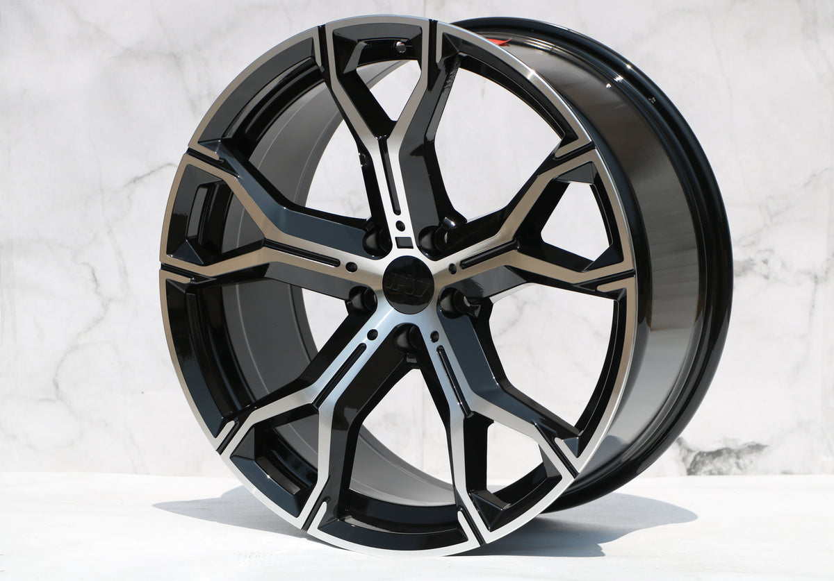 20" W702 STAGGERED WHEELS FITS BMW 5X120 5 SERIES 6 SERIES 7 SERIES X SERIES X5 X6 (SET OF 4)