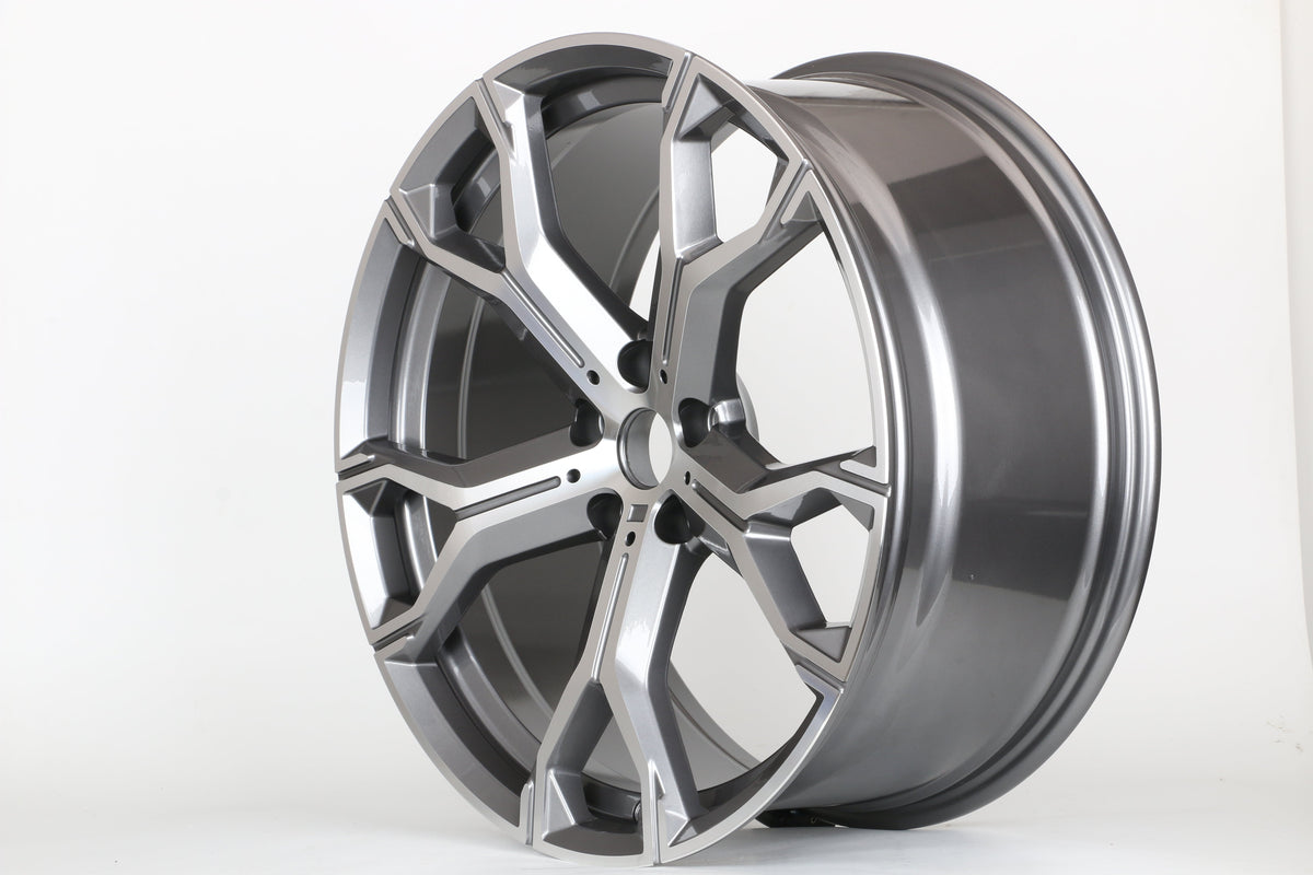 20" W702 STAGGERED WHEELS FITS BMW 5X120 5 SERIES 6 SERIES 7 SERIES X SERIES X5 X6 (SET OF 4)
