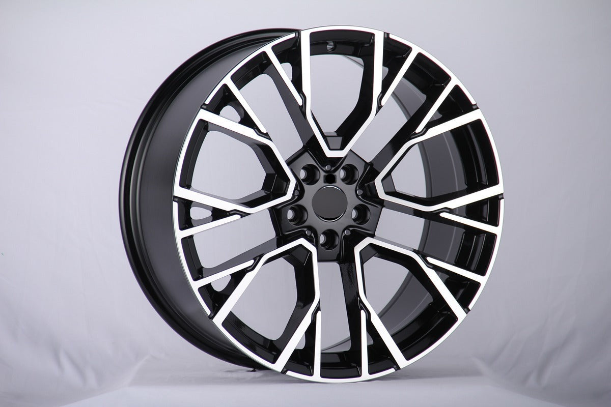 22" W706 STAGGERED WHEELS FITS BMW 5X112 NEWER X SERIES X5 X6 X7 (SET OF 4)