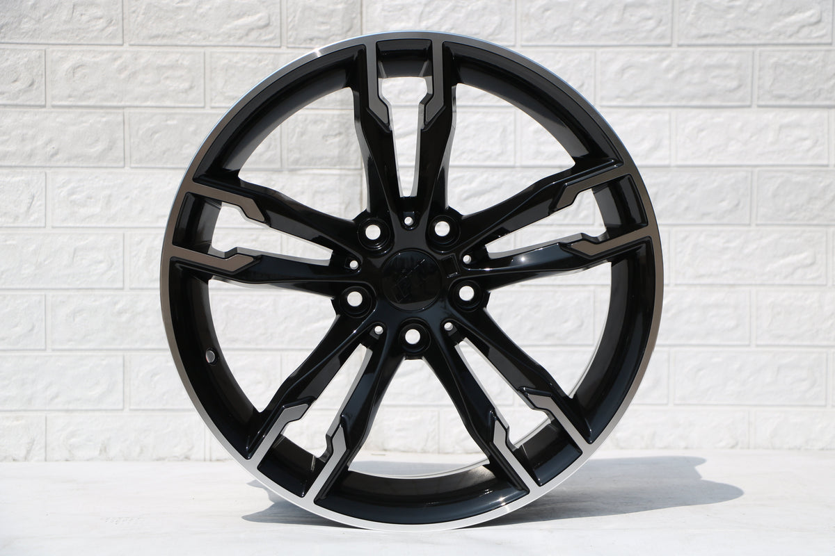 19" W707 STAGGERED WHEELS FITS BMW 5X120 3 SERIES 4 SERIES 5 SERIES 7 SERIES (SET OF 4)