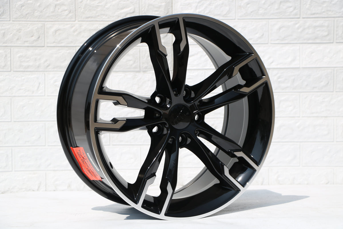 19" W707 STAGGERED WHEELS FITS BMW 5X120 3 SERIES 4 SERIES 5 SERIES 7 SERIES (SET OF 4)