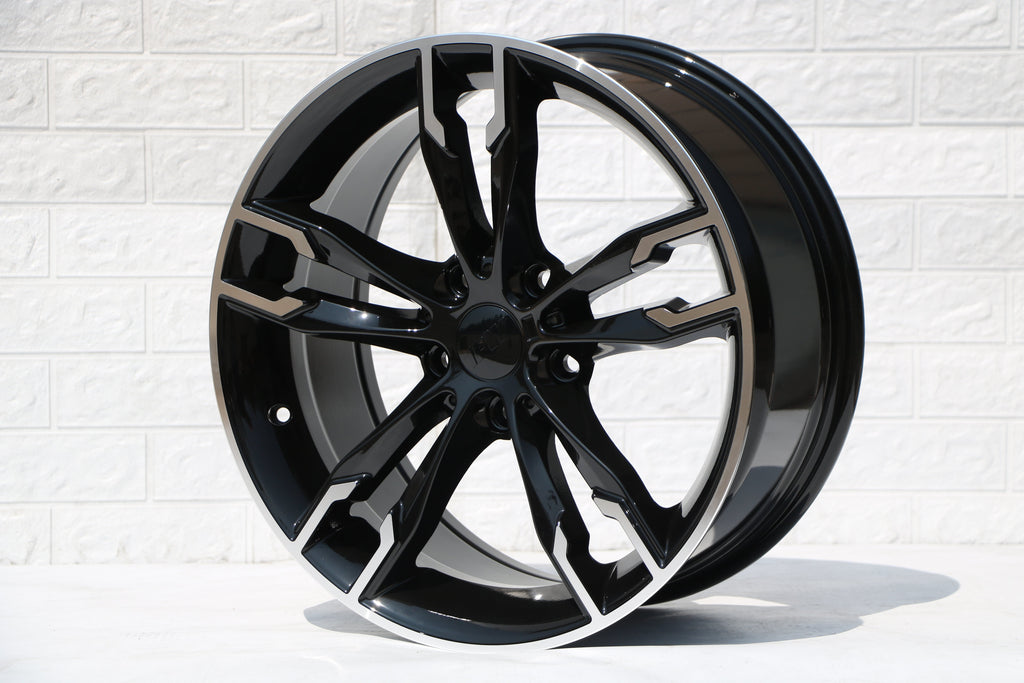 19" W707 STAGGERED WHEELS FITS BMW 5X120 3 SERIES 4 SERIES 5 SERIES 7 SERIES (SET OF 4)