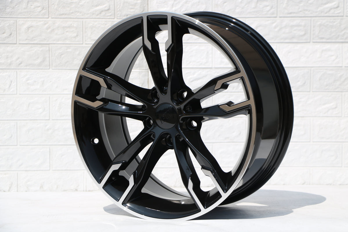 19" W707 STAGGERED WHEELS FITS BMW 5X120 3 SERIES 4 SERIES 5 SERIES 7 SERIES (SET OF 4)
