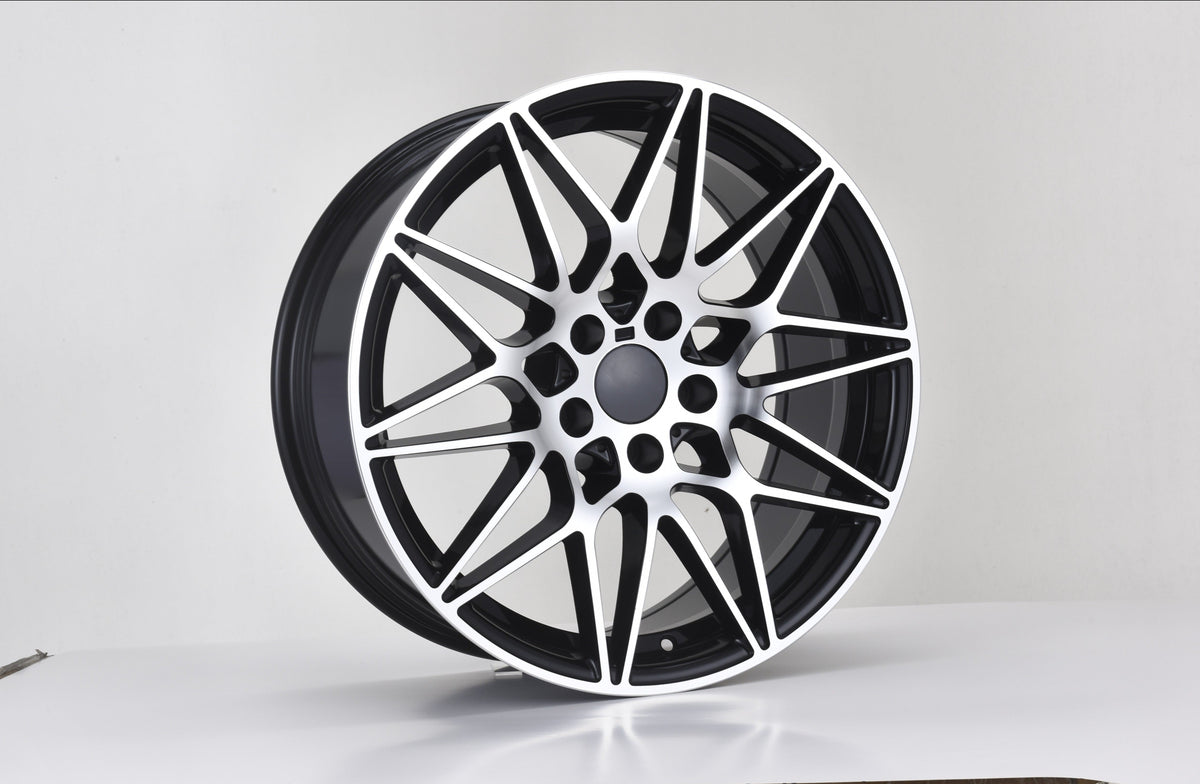 19" W709 STAGGERED WHEELS FITS BMW 5X120 3 SERIES 4 SERIES 5 SERIES 7 SERIES (SET OF 4)