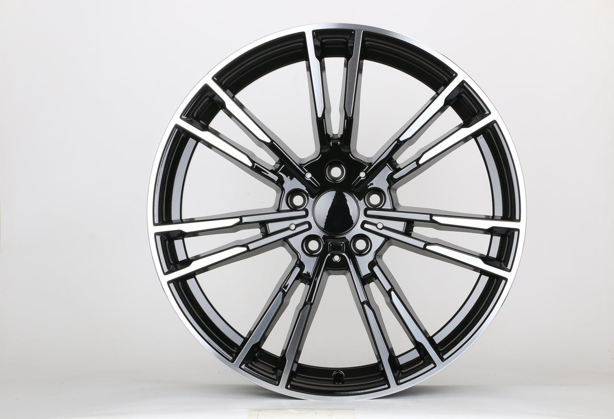 19" W730 STAGGERED WHEELS FITS BMW 5X120 3 SERIES 4 SERIES 5 SERIES 7 SERIES (SET OF 4)
