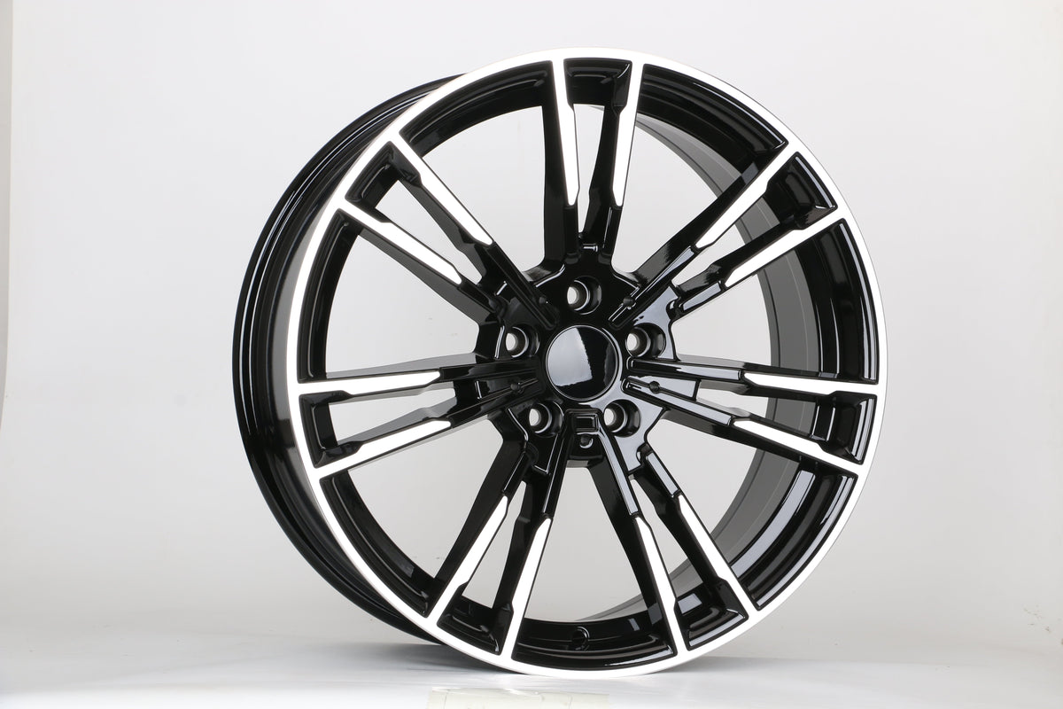 19" W730 STAGGERED WHEELS FITS BMW 5X120 3 SERIES 4 SERIES 5 SERIES 7 SERIES (SET OF 4)