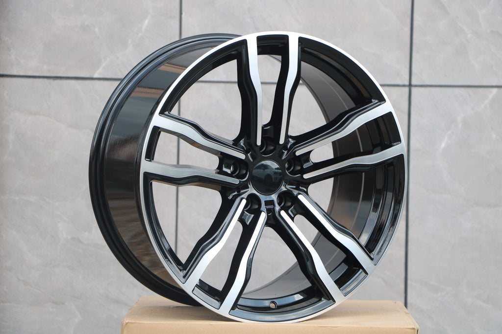 20" W735 STAGGERED WHEELS FITS BMW 5X120 X SERIES X5 X6 (SET OF 4)