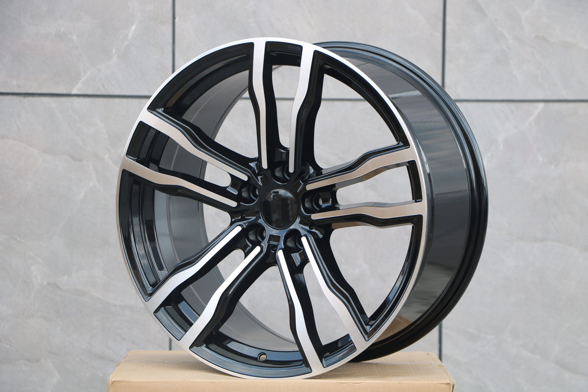 20" W735 STAGGERED WHEELS FITS BMW 5X120 X SERIES X5 X6 (SET OF 4)