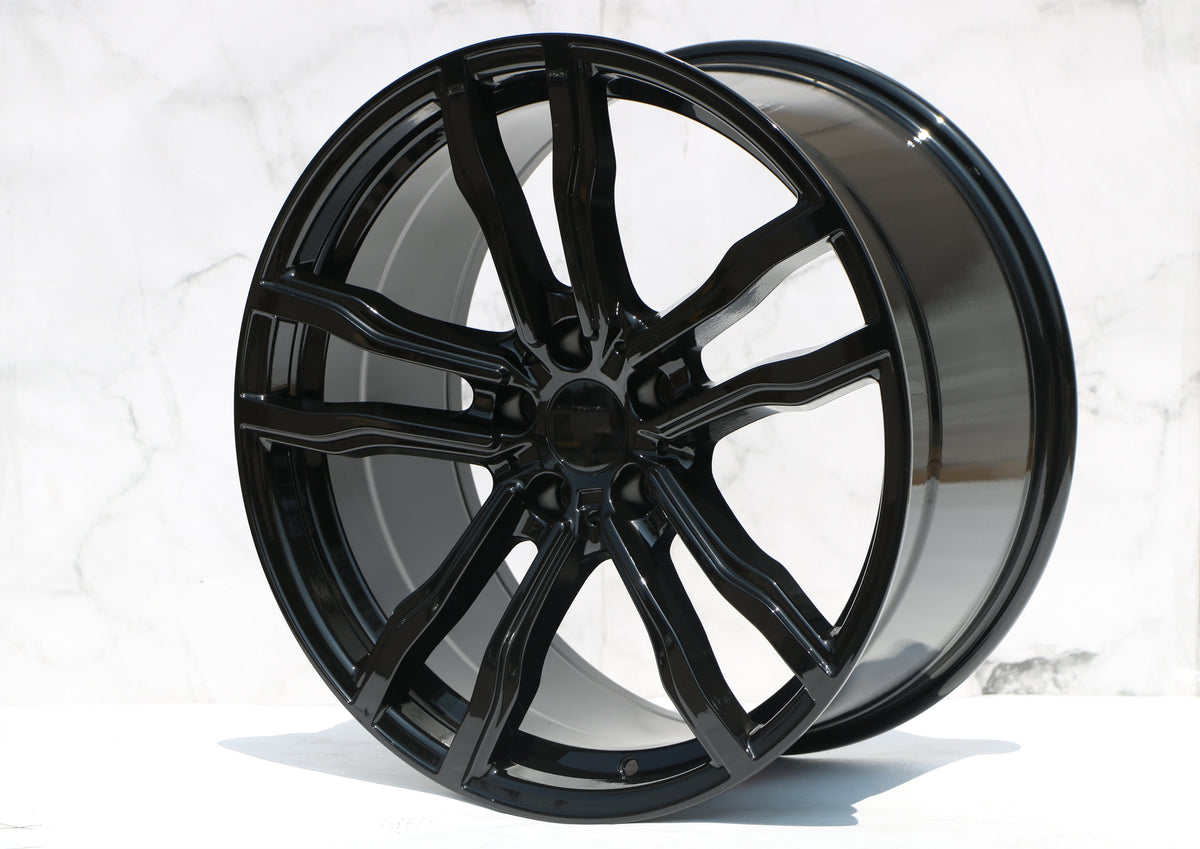 20" W735 STAGGERED WHEELS FITS BMW 5X120 X SERIES X5 X6 (SET OF 4)