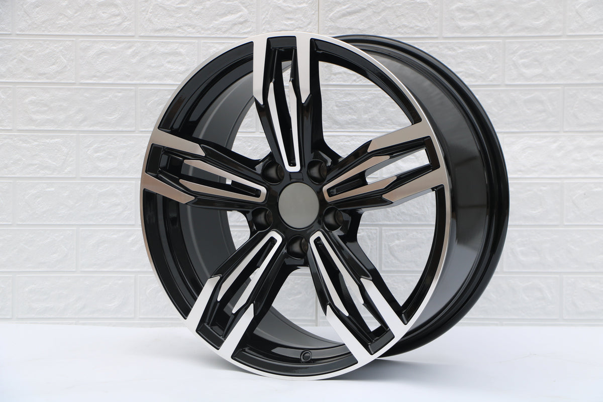 18" W739 STAGGERED WHEELS FITS BMW 5X120 3 SERIES 4 SERIES 5 SERIES 7 SERIES (SET OF 4)