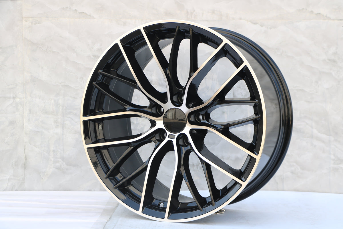 20" W740 STAGGERED WHEELS FITS BMW 5X120 3 SERIES 4 SERIES 5 SERIES 7 SERIES (SET OF 4)