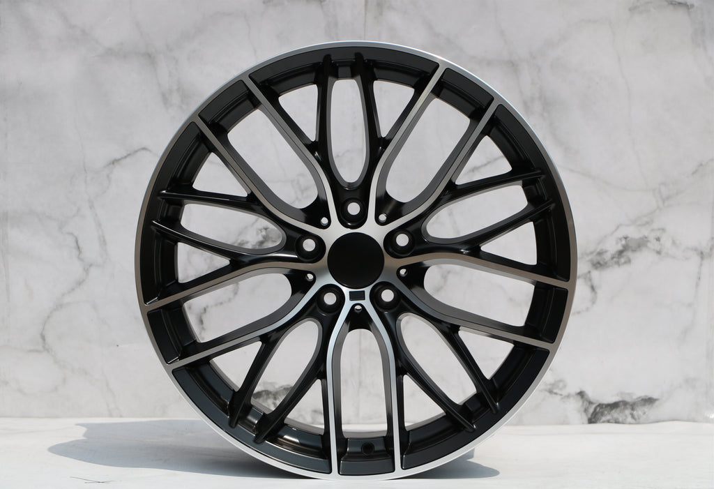 19" W740 STAGGERED WHEELS FITS BMW 5X120 3 SERIES 4 SERIES 5 SERIES 7 SERIES (SET OF 4)