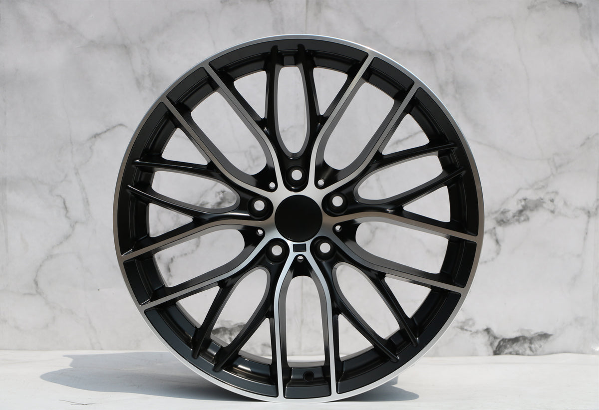 19" W740 STAGGERED WHEELS FITS BMW 5X120 3 SERIES 4 SERIES 5 SERIES 7 SERIES (SET OF 4)