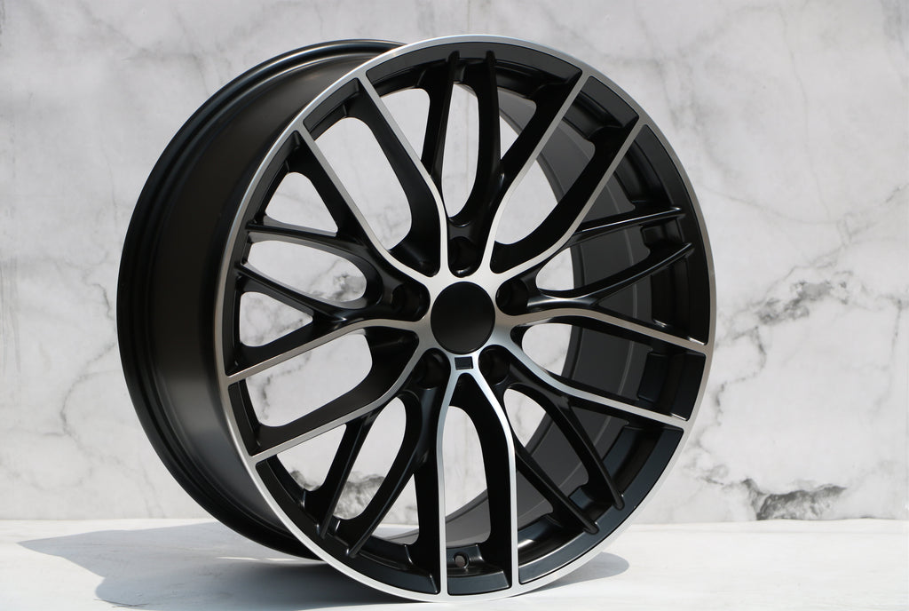19" W740 STAGGERED WHEELS FITS BMW 5X120 3 SERIES 4 SERIES 5 SERIES 7 SERIES (SET OF 4)