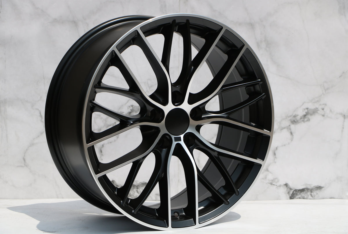 19" W740 STAGGERED WHEELS FITS BMW 5X120 3 SERIES 4 SERIES 5 SERIES 7 SERIES (SET OF 4)