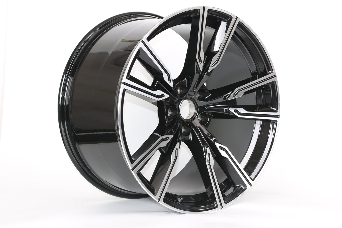 20" W743 STAGGERED WHEELS FITS BMW 5X112 NEWER 3 SERIES 4 SERIES 5 SERIES 7 SERIES (SET OF 4)