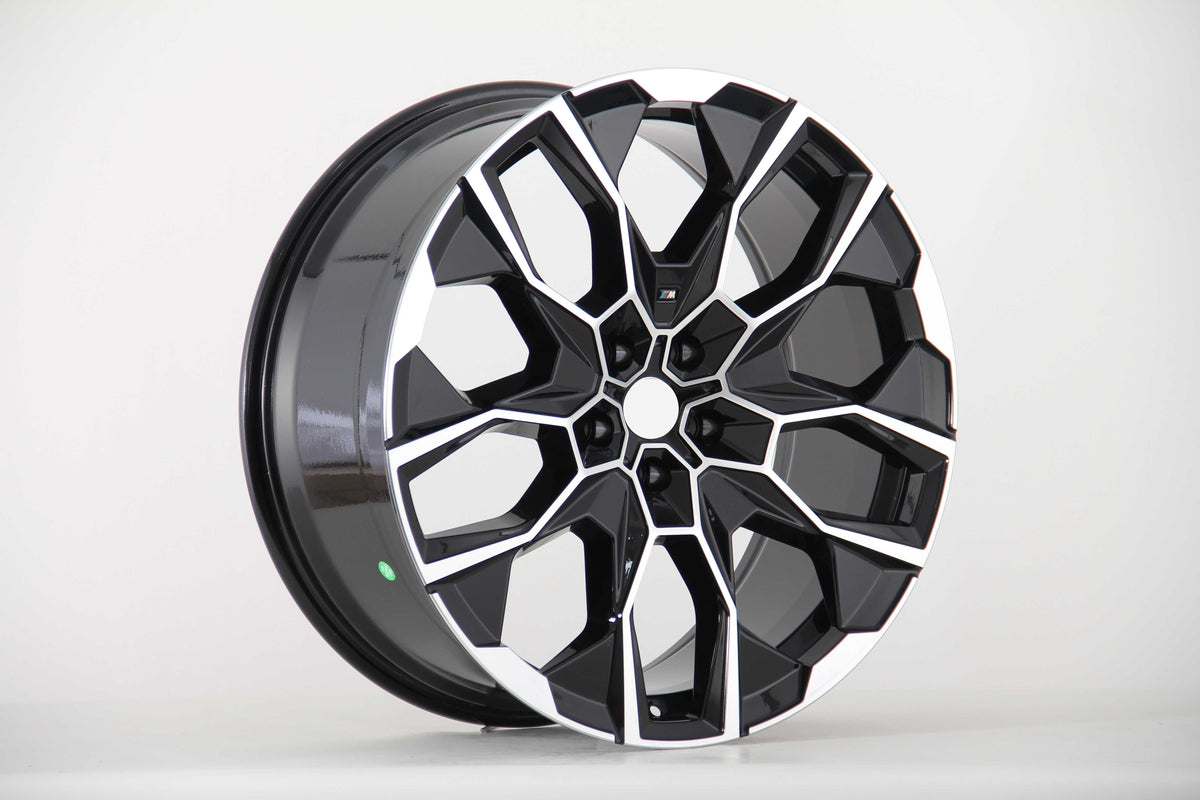 22" W746 STAGGERED WHEELS FITS BMW 5X120 X SERIES X5 X6 (SET OF 4)