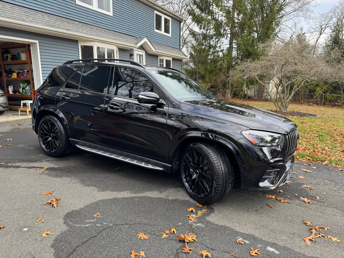 22" WHEELS FITS MERCEDES BENZ GL350 GL450 GL500 GL550 GLE350 GLE400 GLE43 GLE450 GLE53 GLE63 GLS450 GLS550 GLS63 ML350 ML500 ML550 (SET OF 4)