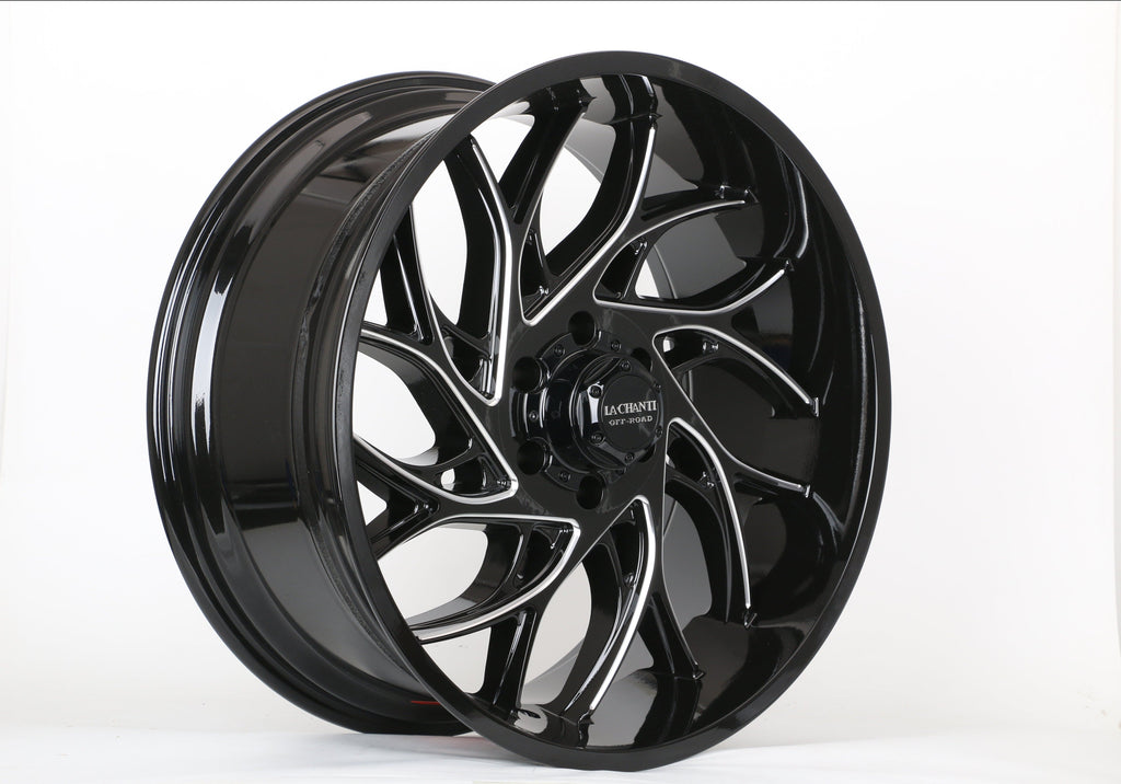 22" IPW 922 MILLED TRUCK WHEELS FITS GMC SIERRA 1500 YUKON XL CANYON NISSAN TITAN ARMADA (SET OF 4)