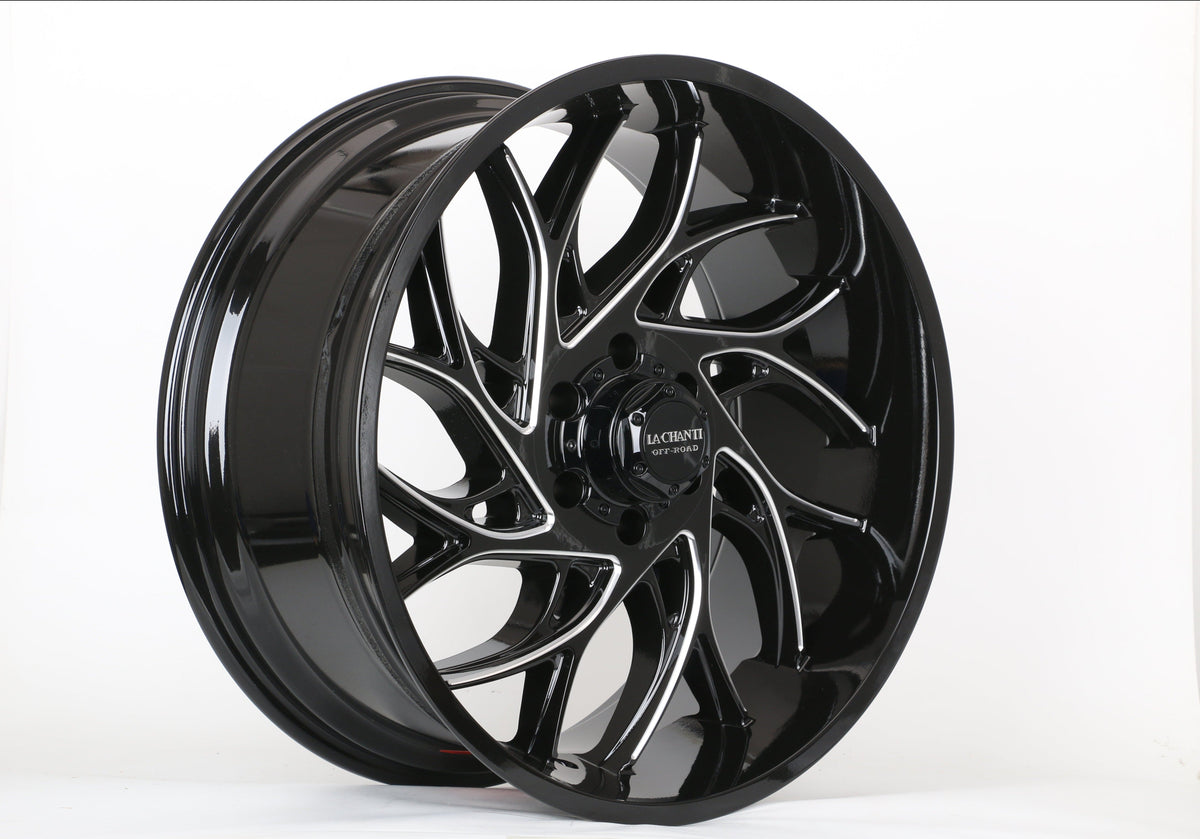 22" IPW 922 MILLED TRUCK WHEELS FITS GMC SIERRA 1500 YUKON XL CANYON NISSAN TITAN ARMADA (SET OF 4)