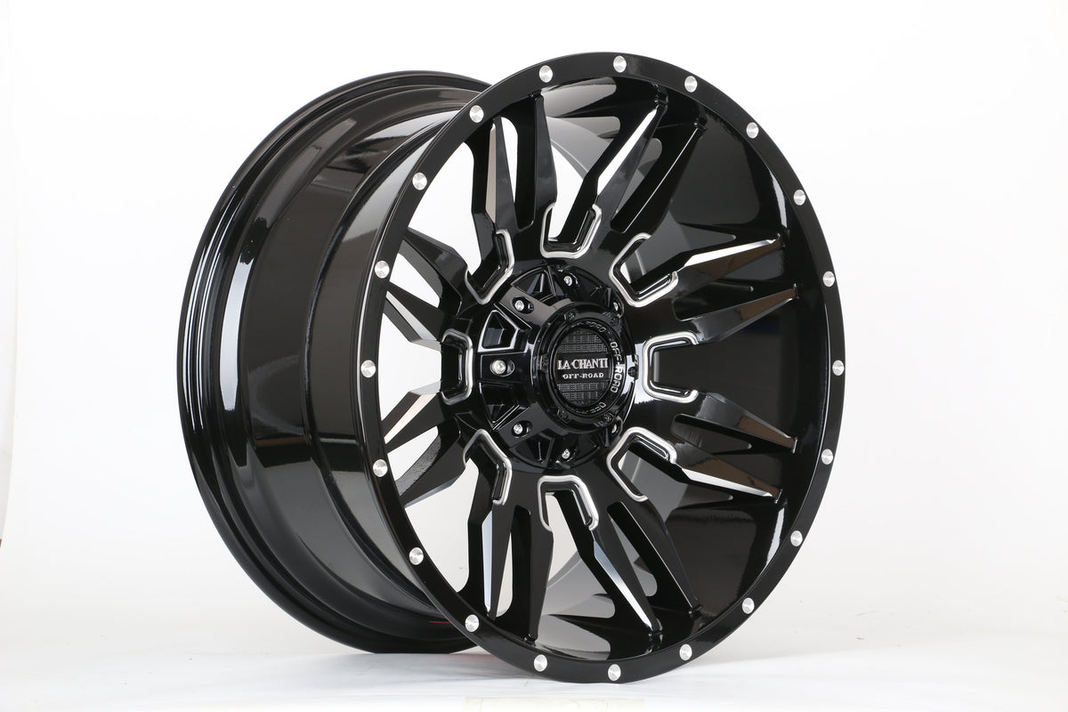 20" IPW 924 MILLED TRUCK WHEELS FITS GMC SIERRA 1500 YUKON XL CANYON NISSAN TITAN ARMADA (SET OF 4)
