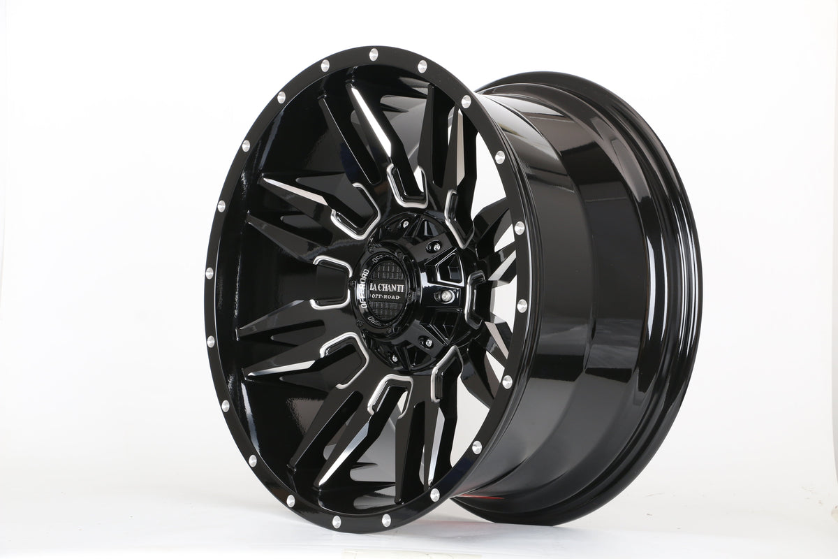 20" IPW 924 MILLED TRUCK WHEELS FITS GMC SIERRA 1500 YUKON XL CANYON NISSAN TITAN ARMADA (SET OF 4)