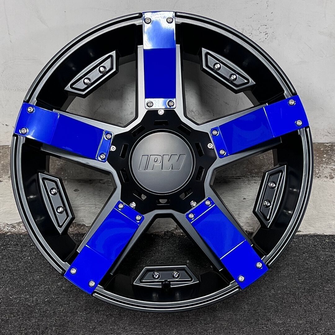 20" IPW 925 TRUCK WHEELS FITS CADILLAC ESCALADE CHEVY TAHOE SUBURBAN SILVERADO FORD F150 EXPEDITION GMC YUKON DENALI SIERRA LEXUS GX460 GX470 TOYOTA 4RUNNER TACOMA FJ CRUISER (SET OF 4)