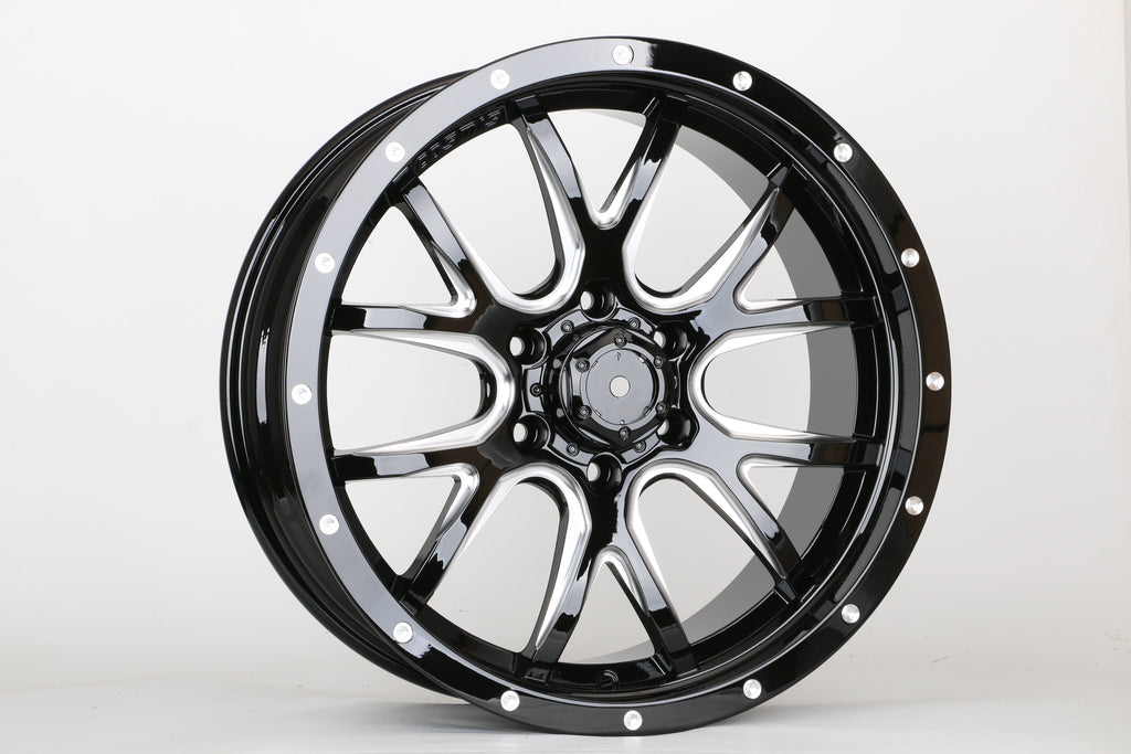 20" IPW 926 MILLED TRUCK WHEELS FITS GMC SIERRA 1500 YUKON XL CANYON NISSAN TITAN ARMADA (SET OF 4)