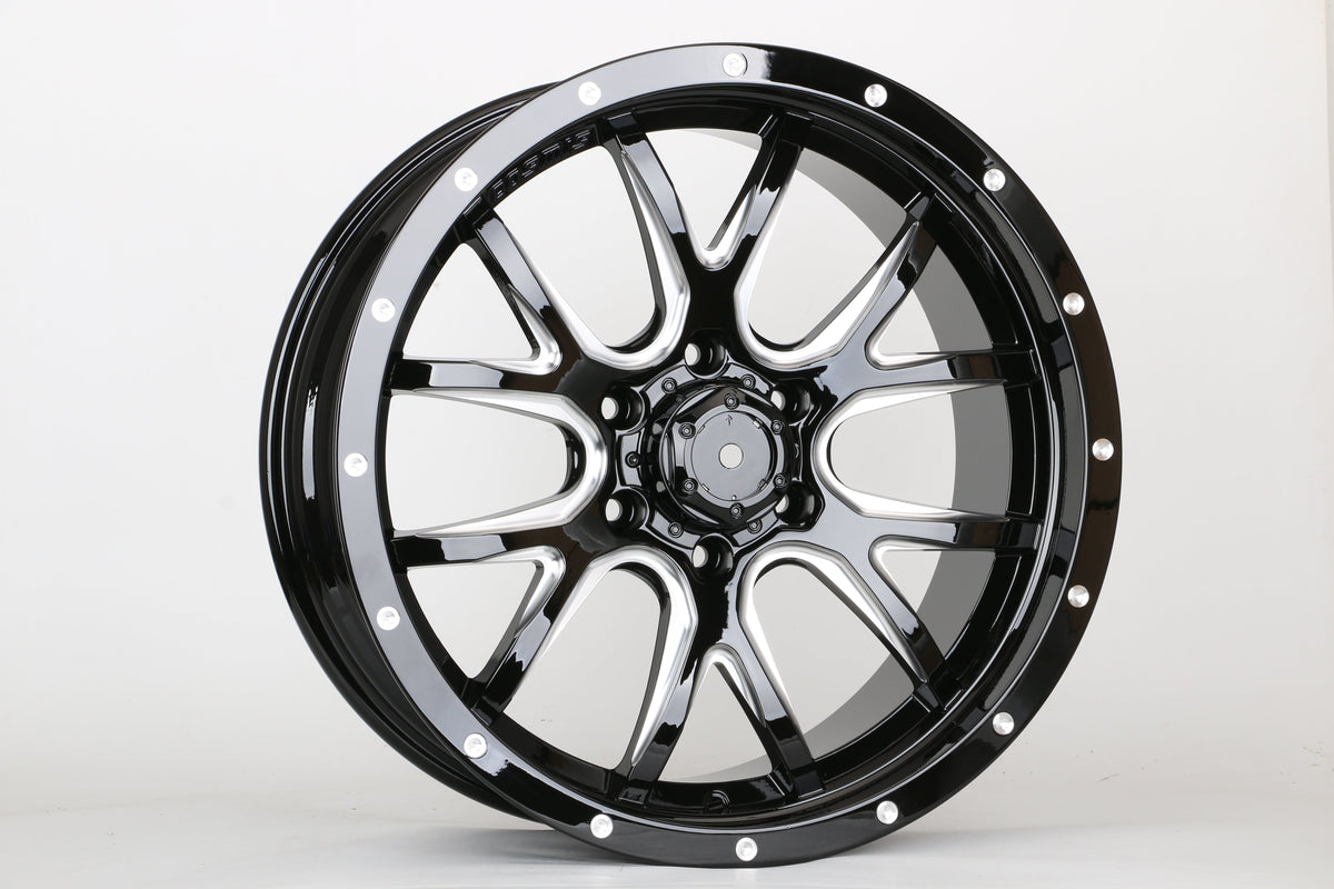 20" IPW 926 MILLED TRUCK WHEELS FITS GMC SIERRA 1500 YUKON XL CANYON NISSAN TITAN ARMADA (SET OF 4)