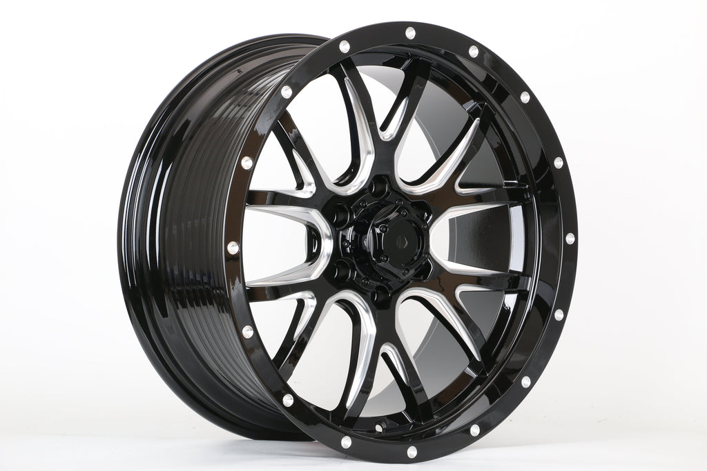 20" IPW 926 MILLED TRUCK WHEELS FITS GMC SIERRA 1500 YUKON XL CANYON NISSAN TITAN ARMADA (SET OF 4)
