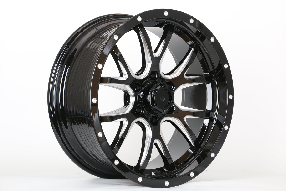 20" IPW 926 MILLED TRUCK WHEELS FITS GMC SIERRA 1500 YUKON XL CANYON NISSAN TITAN ARMADA (SET OF 4)