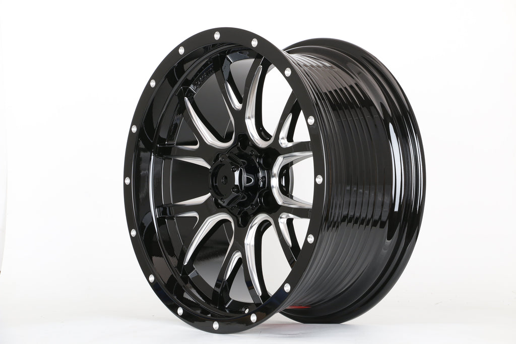 20" IPW 926 MILLED TRUCK WHEELS FITS GMC SIERRA 1500 YUKON XL CANYON NISSAN TITAN ARMADA (SET OF 4)