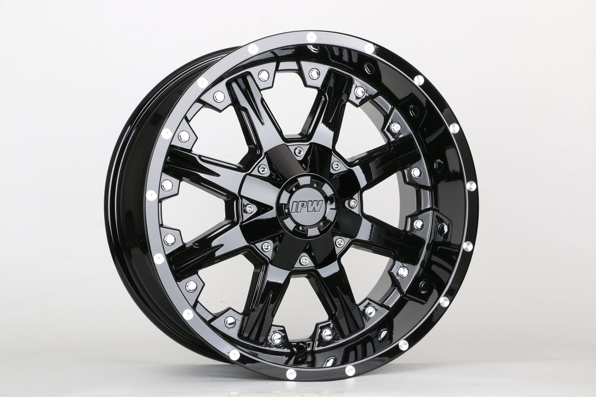 17" IPW 927 MILLED TRUCK WHEELS FITS GMC SIERRA 1500 YUKON XL CANYON NISSAN TITAN ARMADA (SET OF 4)