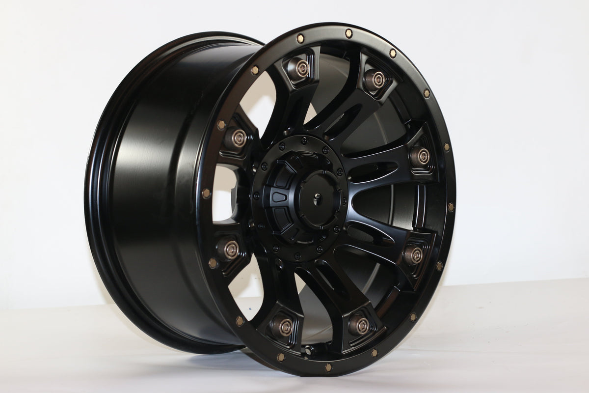 17" IPW 972 OFF ROAD WHEELS FITS CADILLAC ESCALADE CHEVY SILVERADO 1500 AVALANCHE GMC SIERRA YUKON LEXUS GX460 GX470 NISSAN TITAN ARMADA TOYOTA 4RUNNER TACOMA TUNDRA FJ CRUISER (SET OF 4)