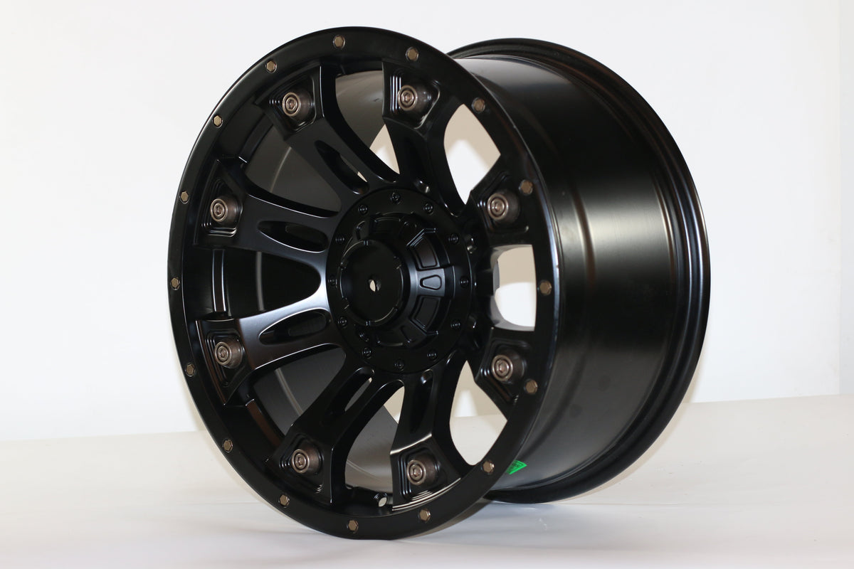 17" IPW 972 OFF ROAD WHEELS FITS CADILLAC ESCALADE CHEVY SILVERADO 1500 AVALANCHE GMC SIERRA YUKON LEXUS GX460 GX470 NISSAN TITAN ARMADA TOYOTA 4RUNNER TACOMA TUNDRA FJ CRUISER (SET OF 4)
