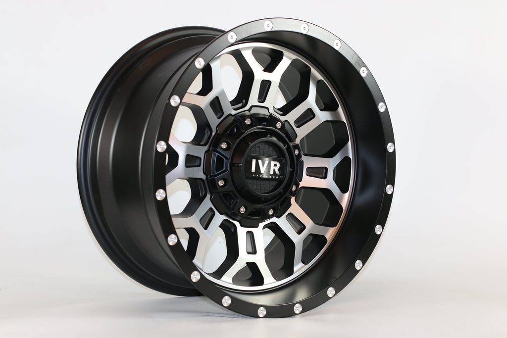17" IVR 974 OFF ROAD WHEELS FITS JEEP GLADIATOR WRANGLER CHEROKEE OVERLAND SAHARA COMMANDER (SET OF 4)