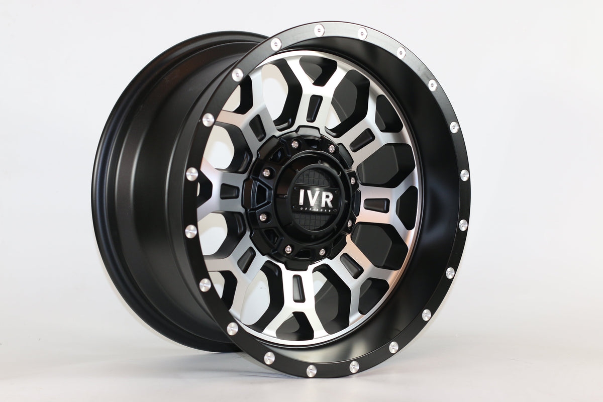 17" IVR 974 OFF ROAD WHEELS FITS JEEP GLADIATOR WRANGLER CHEROKEE OVERLAND SAHARA COMMANDER (SET OF 4)