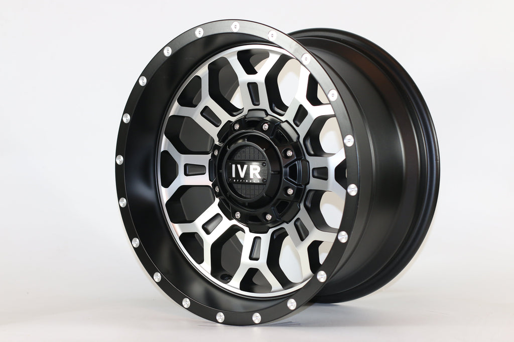 17" IVR 974 OFF ROAD WHEELS FITS JEEP GLADIATOR WRANGLER CHEROKEE OVERLAND SAHARA COMMANDER (SET OF 4)