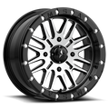 MSA Offroad Wheels M37 BRUTE UTV BEADLOCK - GLOSS BLACK MACHINED