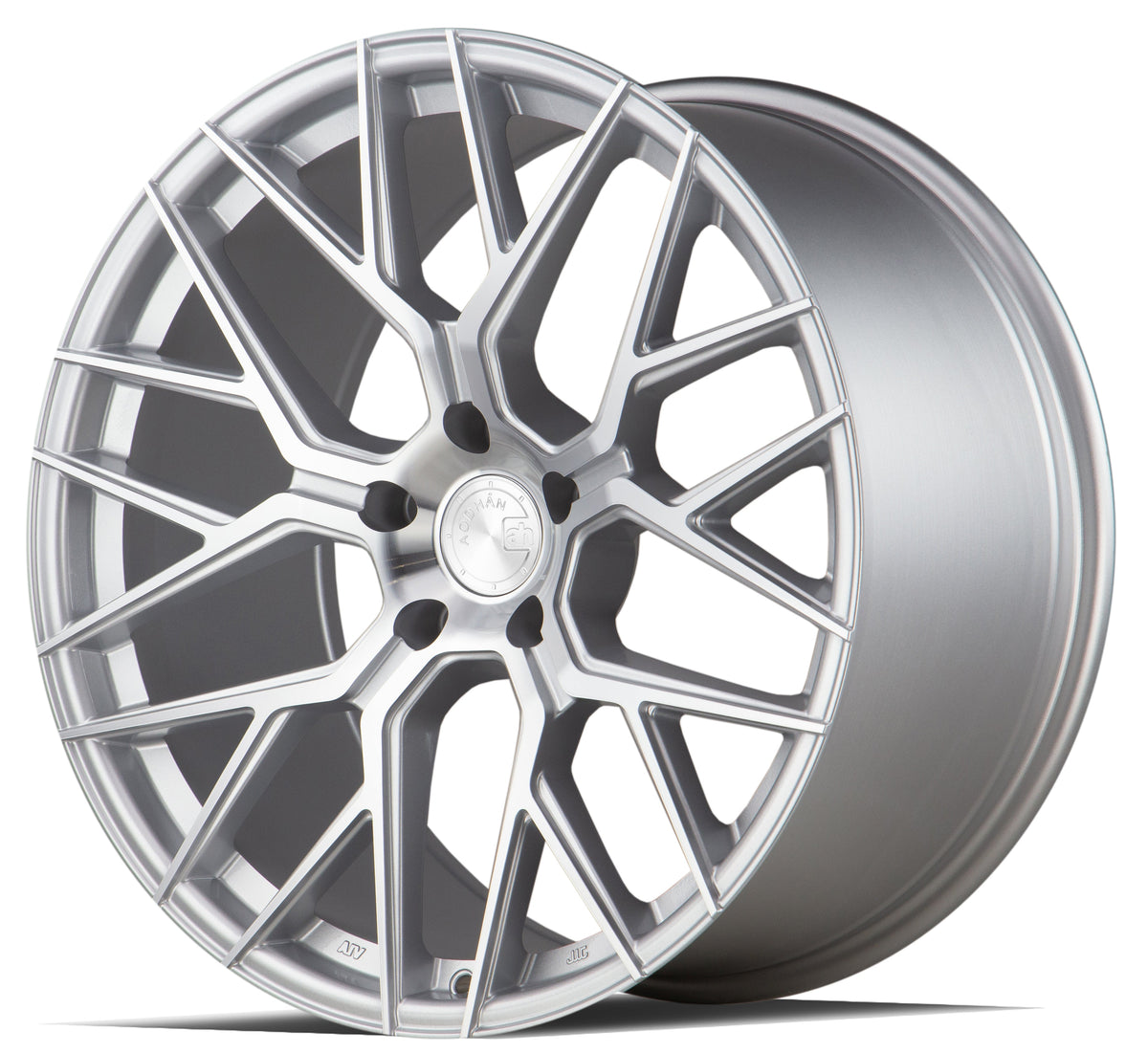 Aodhan AFF9 Gloss Silver Machined Face wheel