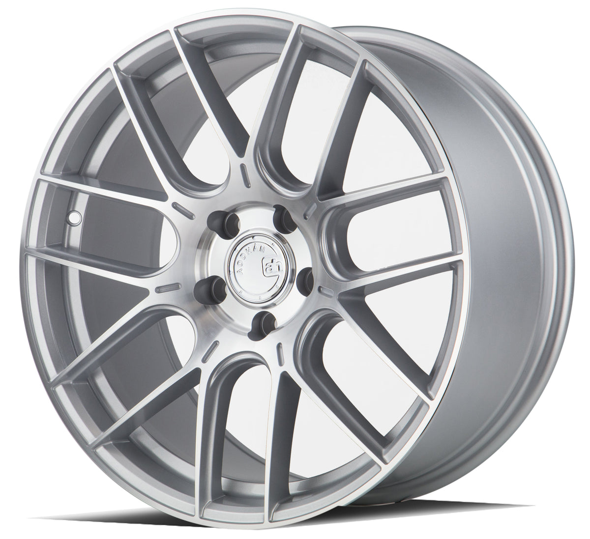 Aodhan AH-X Silver Machined Face wheel